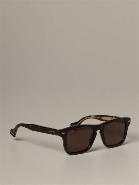 occhiali da sole gucci uomo lenti marrone|Gucci Eyewear Occhiali Da Sole Squadrati .